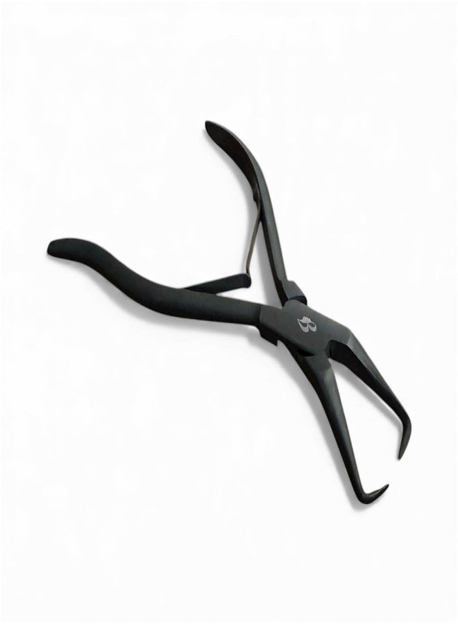 MIRACLE 5.5” Hair Extension Bead Remover Pliers – Non-Slip Double Spring Handle – Stainless Steel Microlink Beads Opener Plier – Fits All Hair Beads – Salon & DIY Use, Black - Image 1